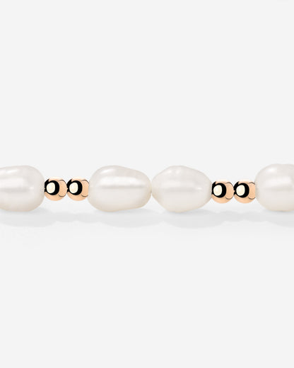 Summertime Pearl Bracelet Rose Gold