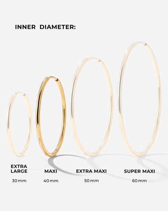 Maxi Hoops Gold