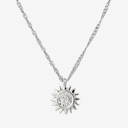 Free Sunny Swirl Necklace Silver