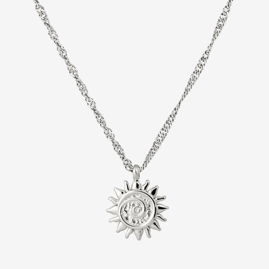 Free Sunny Swirl Necklace Silver