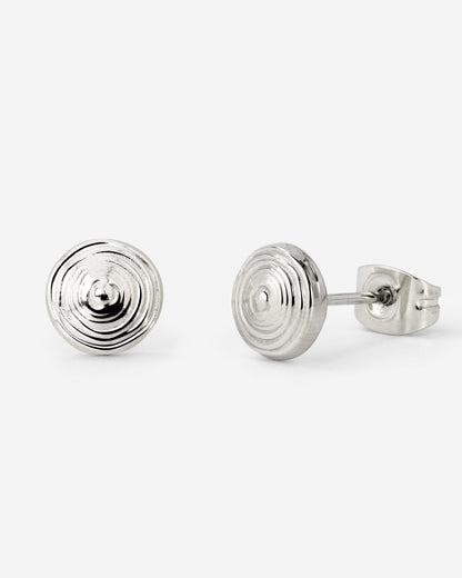 Ocean's Echo Studs Silver