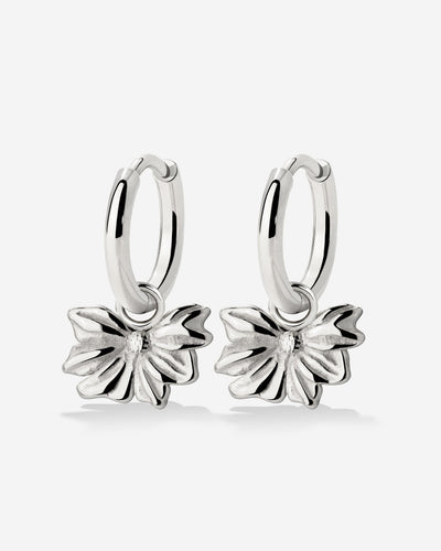 Eternal Bloom Hoop Set Small Silver