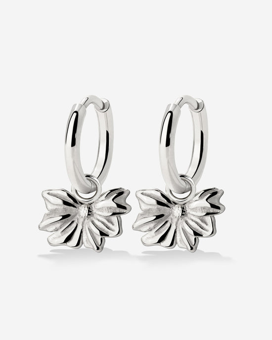 Eternal Bloom Hoop Set Small Silver