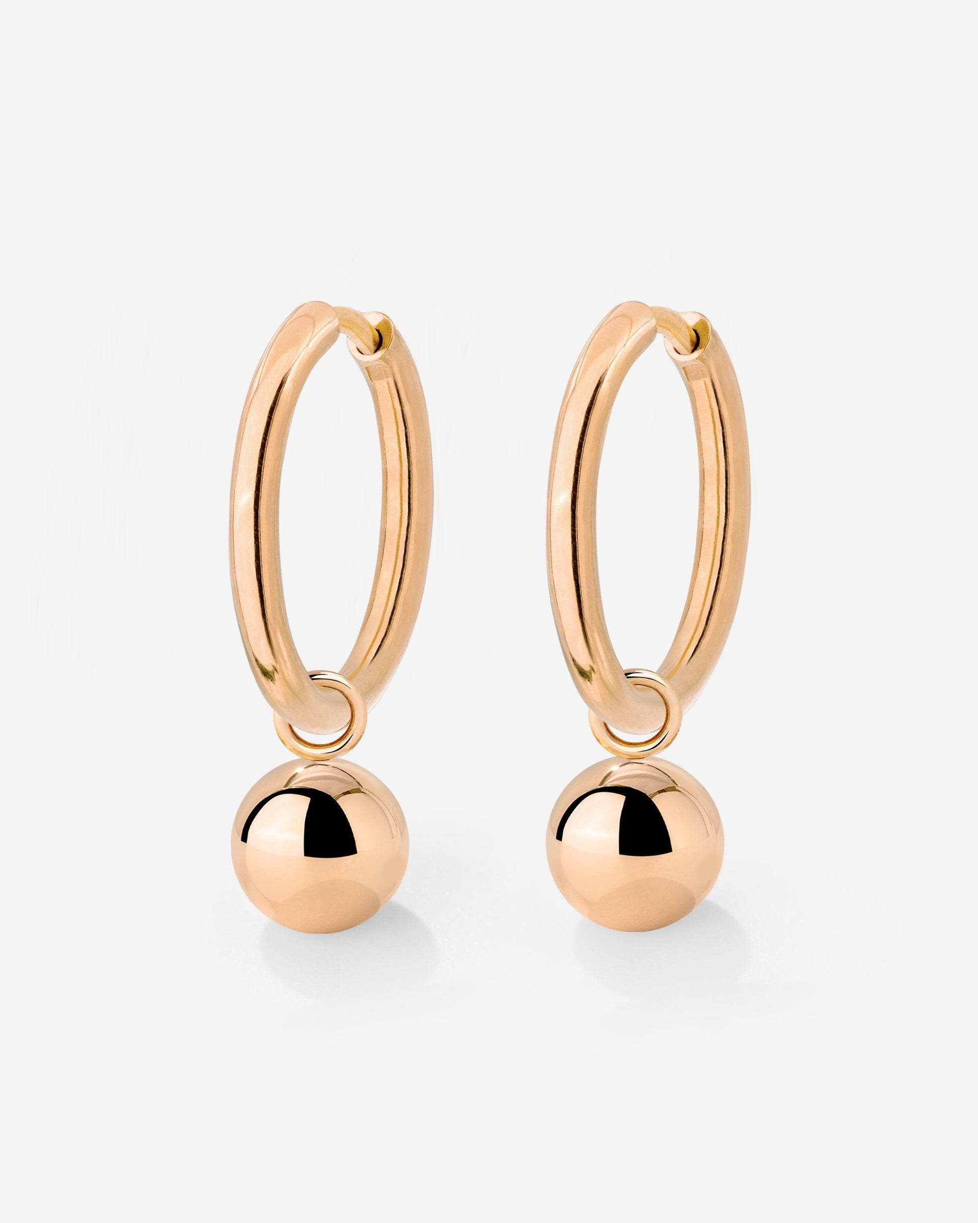 Bubbly Hoop Set Medium Rose Gold