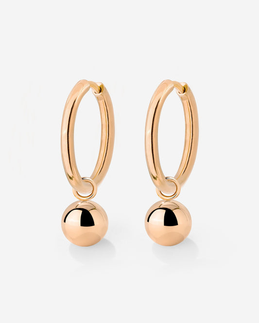 Bubbly Hoop Set Medium Rose Gold