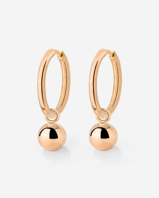 Bubbly Hoop Set Medium Rose Gold