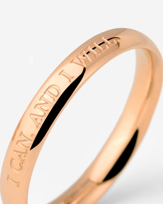 I can. And I will Ring Rose Gold