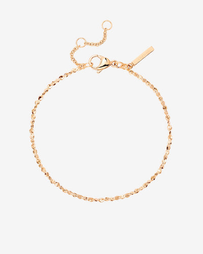 Tinsel Chain Bracelet Rose Gold