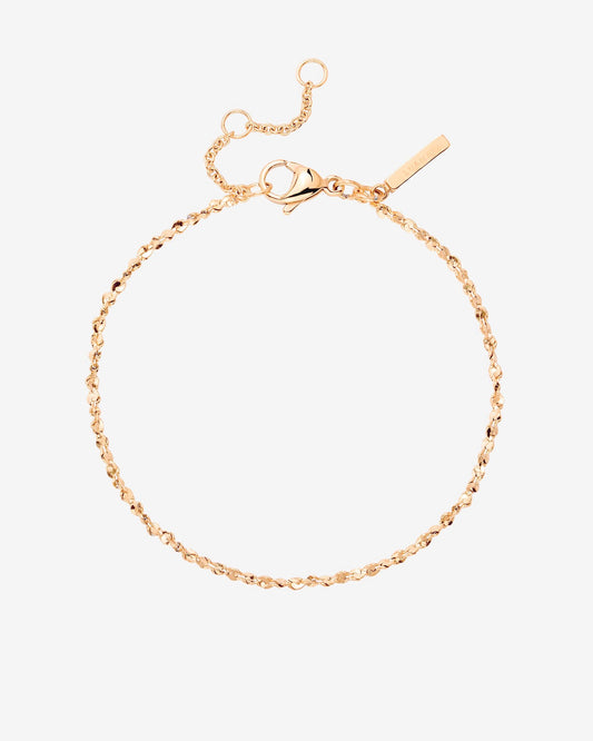 Tinsel Chain Bracelet Rose Gold