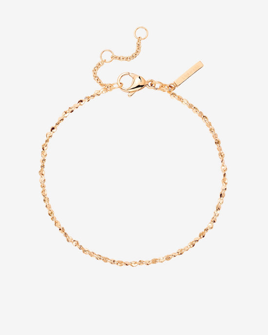 Tinsel Chain Bracelet Rose Gold
