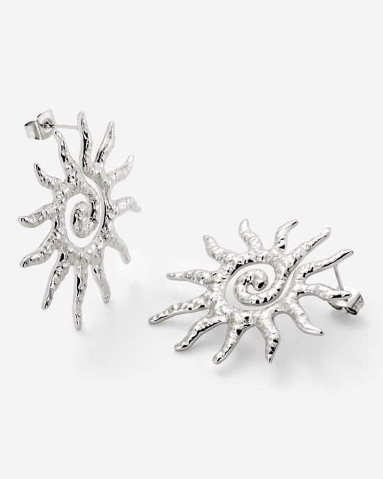 Soleil Studs Silver