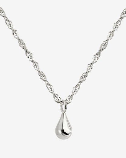 Drop it Necklace Silver