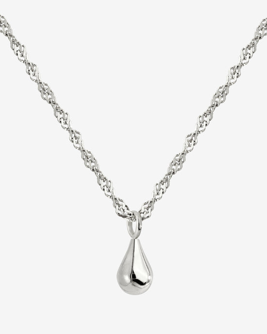 Drop it Necklace Silver