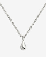 Drop it Necklace Silver