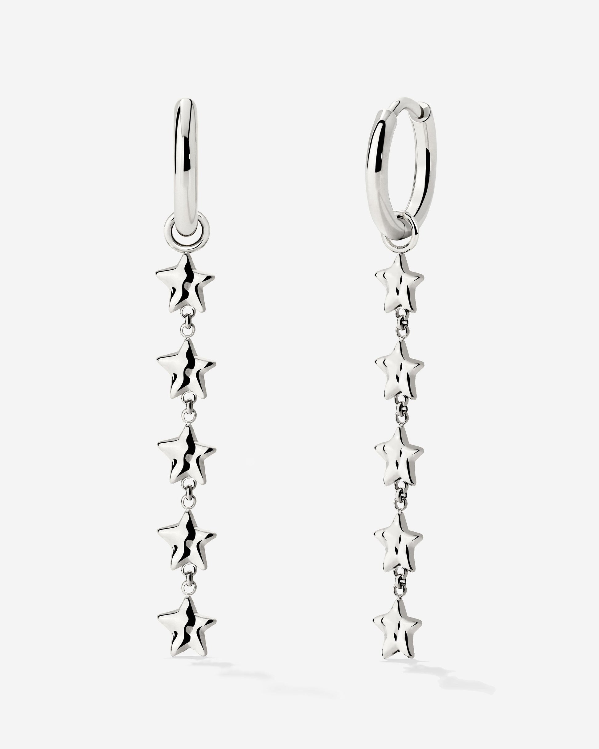 Luminaries Hoop Set Small Silver