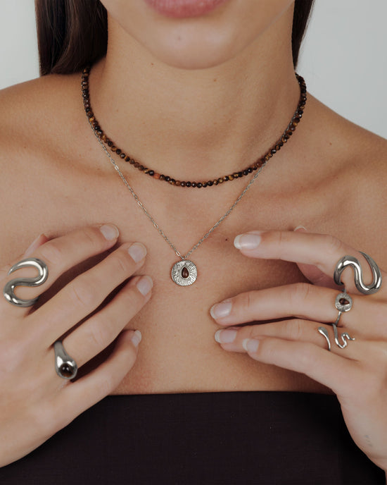 Terra Necklace Silver