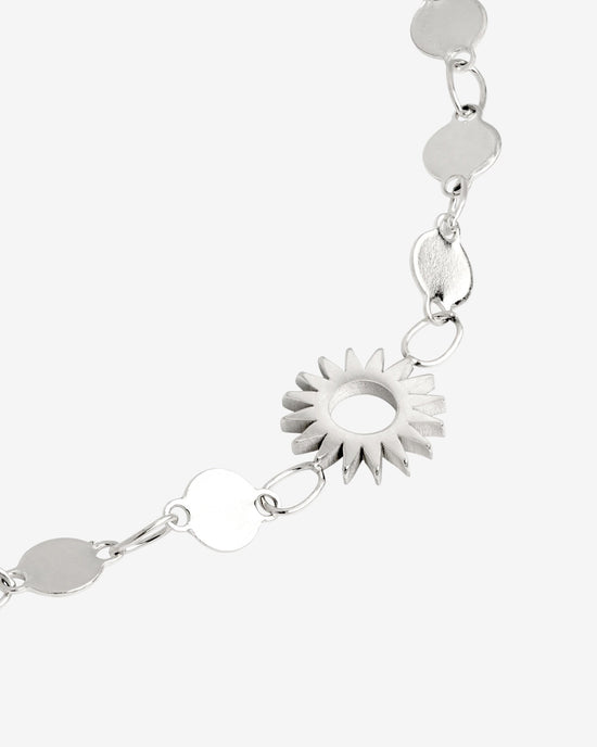 Sunny Side Up Anklet Silver