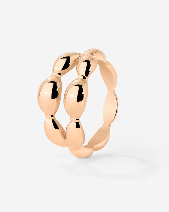 Graceful Curves Ring Rose Gold