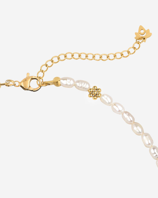 Blossom Pearl Choker Gold
