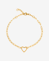 Loving Heart Bracelet Gold