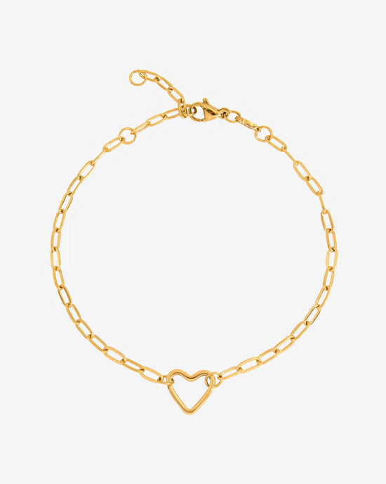Loving Heart Bracelet Gold