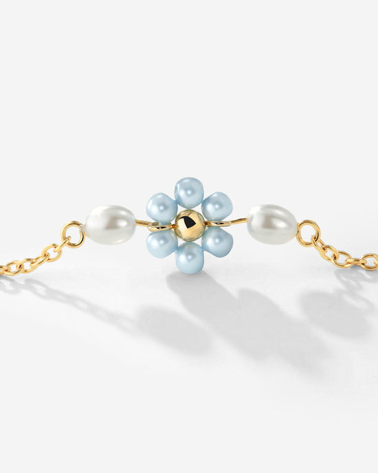 Forever Blue Daisy Bundle Gold