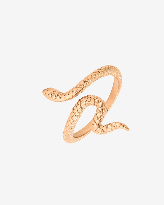 Lola Selflove Snake Ring Rose Gold