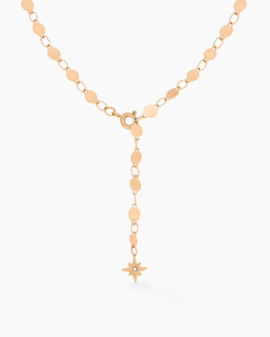 Rising Lotti Y-Necklace Rose Gold