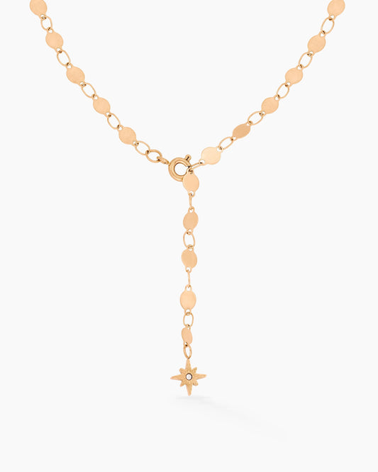 Rising Lotti Y-Necklace Rose Gold
