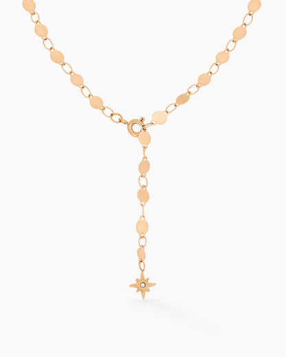 Rising Lotti Y-Necklace Rose Gold