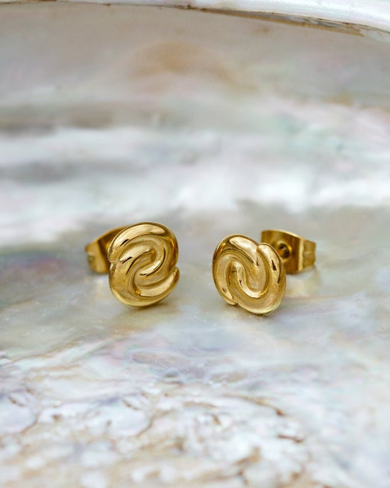 Tides of Time Studs Silver