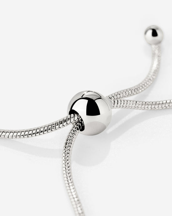 Simple Elegance Y-Necklace Silver