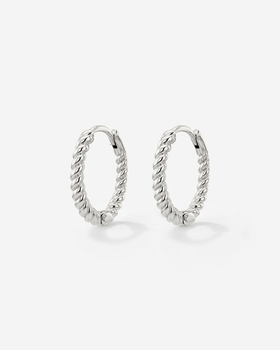 Twisted Hoops Small