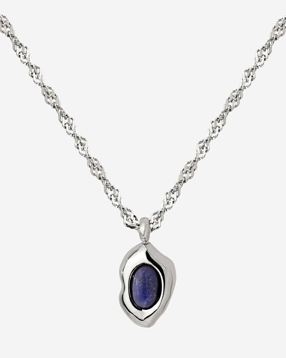 Blue Breeze Necklace Silver