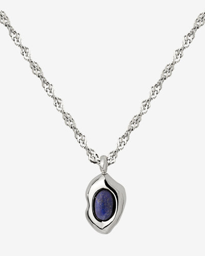 Blue Breeze Necklace Silver