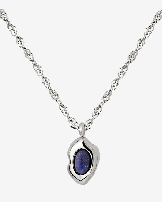 Blue Breeze Necklace Silver