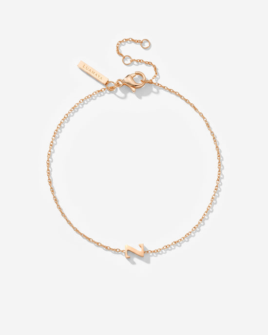 Tiny Letter Bracelet