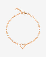 Loving Heart Bracelet Rose Gold