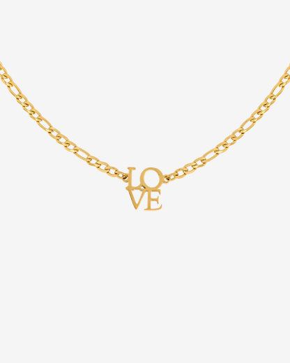 Lots of Love Necklace Gold