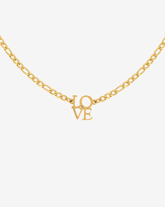 Lots of Love Necklace Gold
