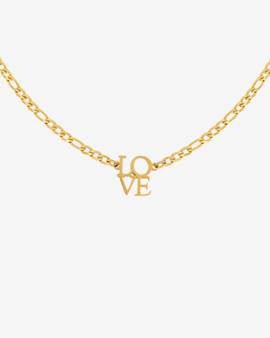 Lots of Love Necklace Gold