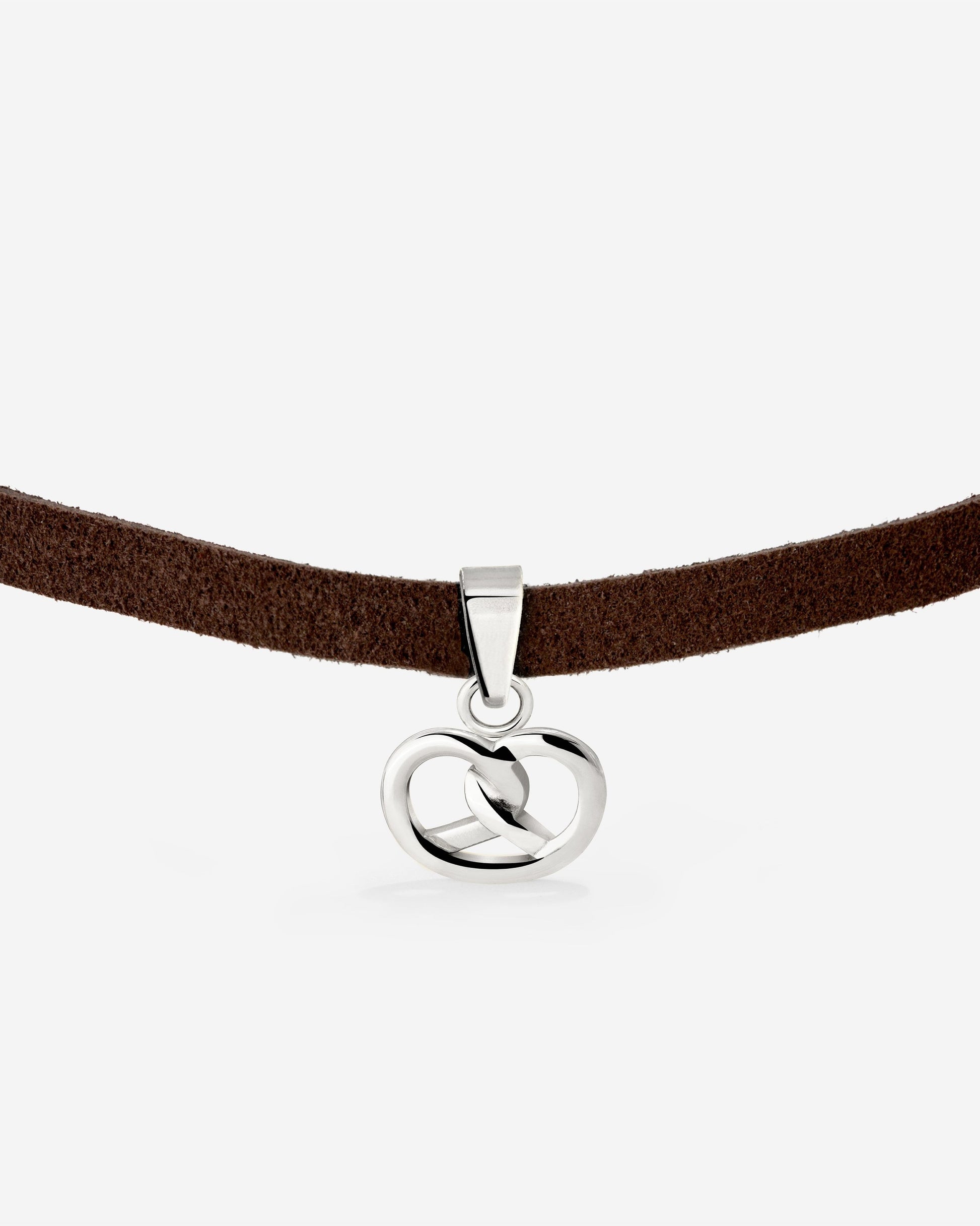 Pretzel Babe Choker Dark Brown