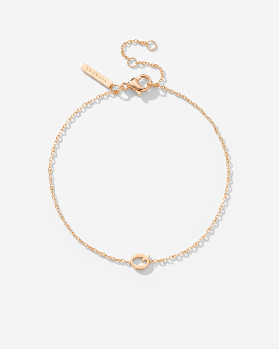 Tiny Letter Bracelet