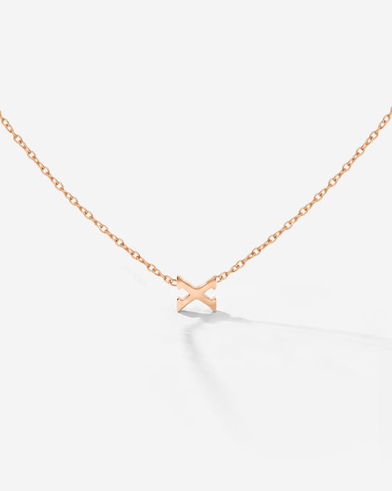 Tiny Letter Necklace
