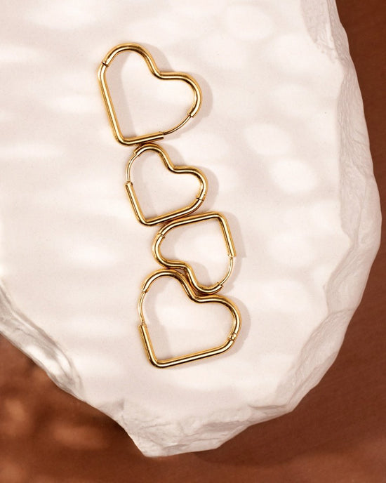 Heartily Hoop Set Gold