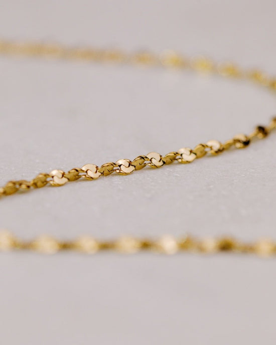 Tinsel Chain Necklace Silver