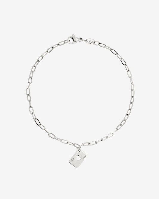 Ace Up the Sleeve Bracelet Silver