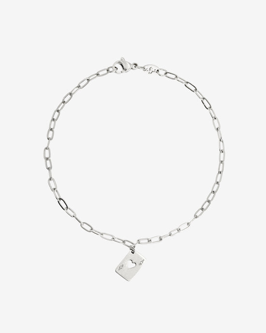Ace Up the Sleeve Bracelet Silver