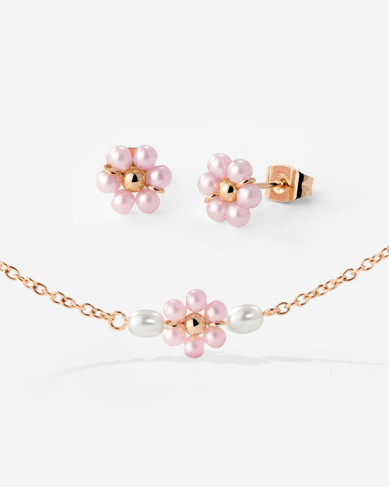 Pretty Pink Daisy Bundle Rose Gold