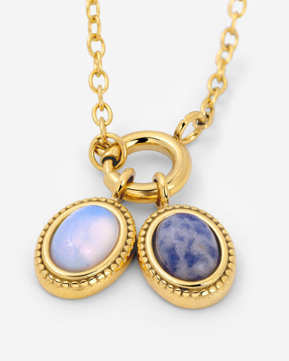 Classic Chain Charm Necklace Set